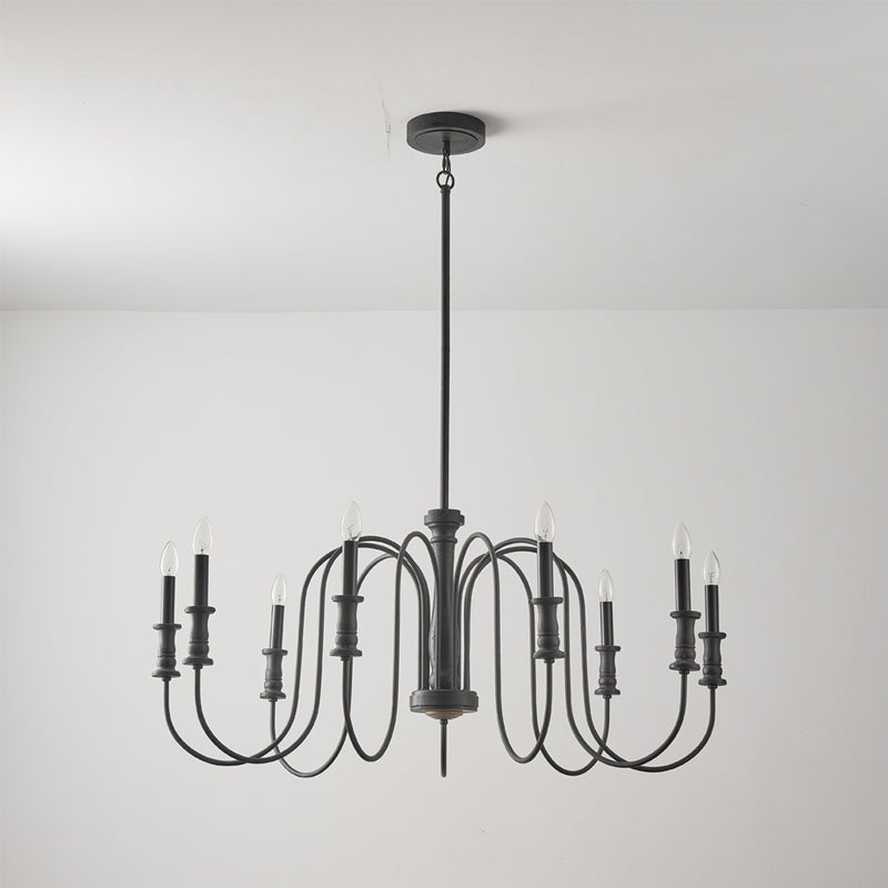 Freyza - Modern Chandelier Light with Wooden Design & Versatile Heads for Elegant Home Interiors