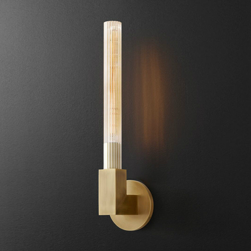 Freyza | Arisha Nordische Glas-Wandleuchte für Innenräume – nordisches Schlafzimmer, Wohnzimmer