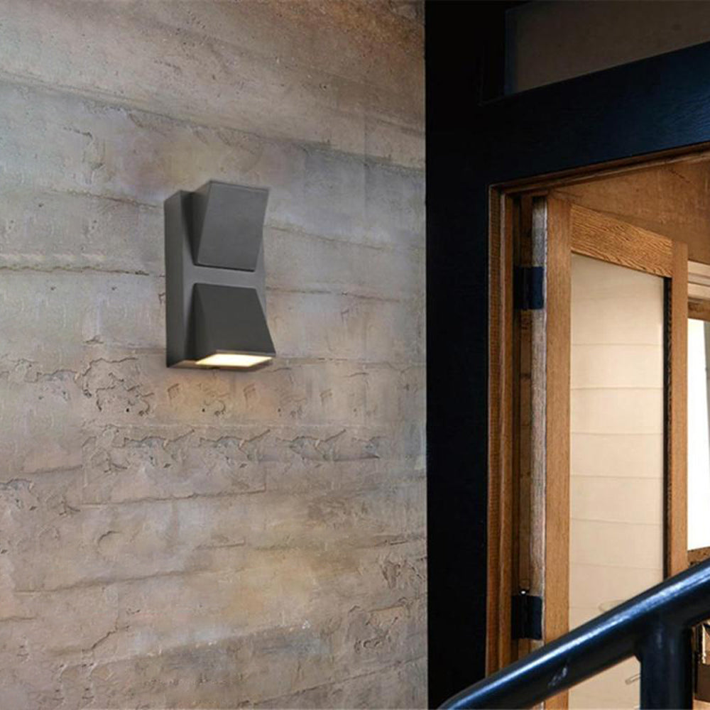 Freyza | Vexto Applique murale extérieure noire moderne – Porche de jardin moderne extérieur
