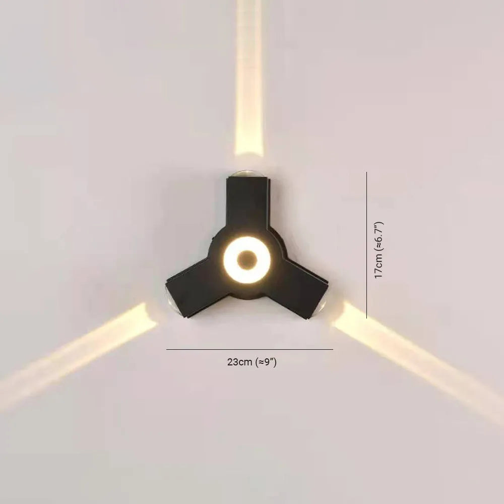 Freyza | Ovelo moderne, wasserdichte Außenwandleuchte für Garten und Veranda – moderne Außenbeleuchtung