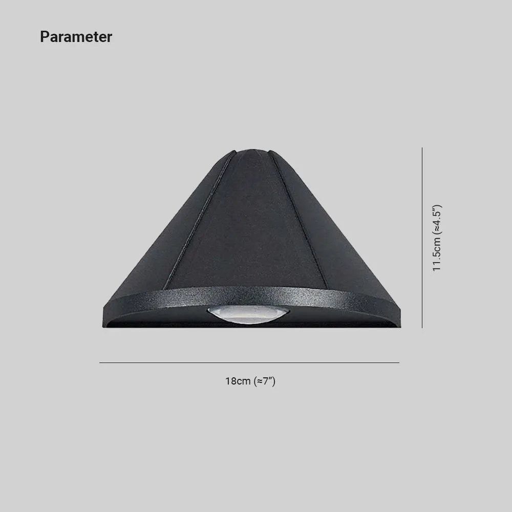 Freyza | Applique murale extérieure noire – Éclairage moderne pour jardin, porche et extérieur