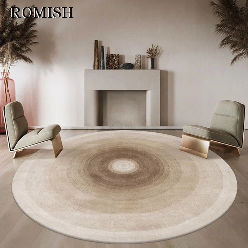 Wabi-Sabi | Round Area Rug with Plush Soft Texture | Versatile Decor for Cozy Living Spaces 0