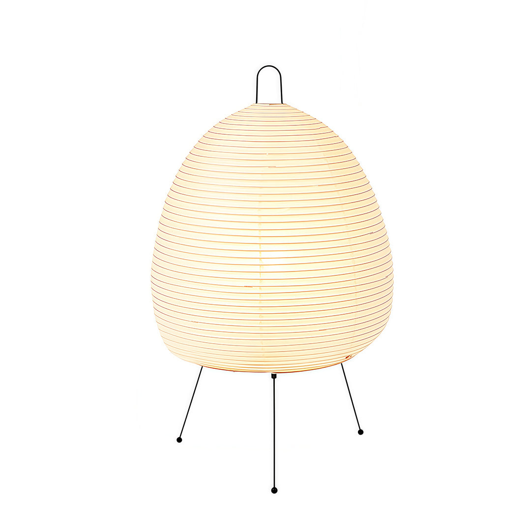 WabiSabiGlow | Elegant Minimalist Rice Paper Table Lamp for Bedroom 0
