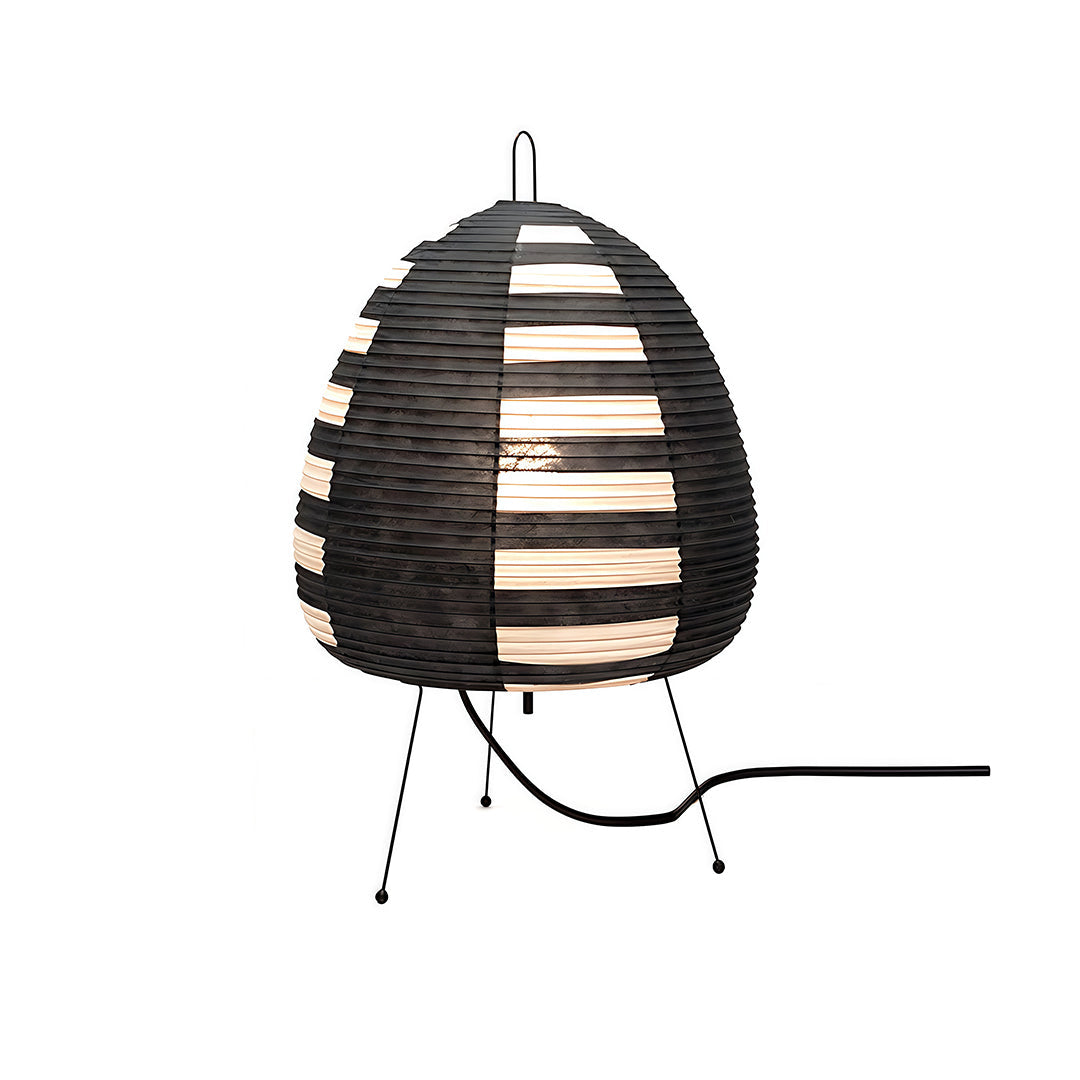 WabiSabiGlow | Elegant Minimalist Rice Paper Table Lamp for Bedroom 10