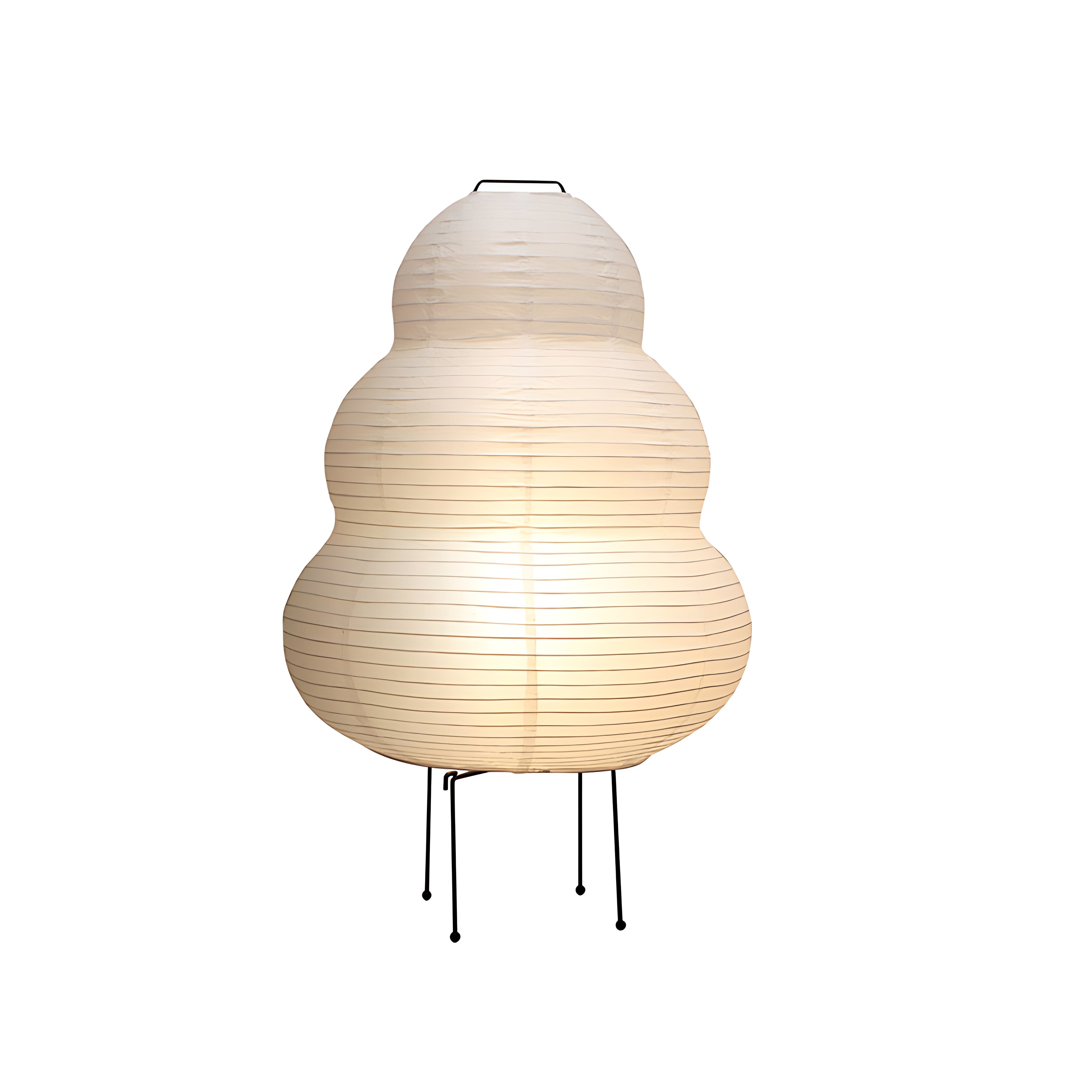 WabiSabiGlow | Elegant Minimalist Rice Paper Table Lamp for Bedroom 12