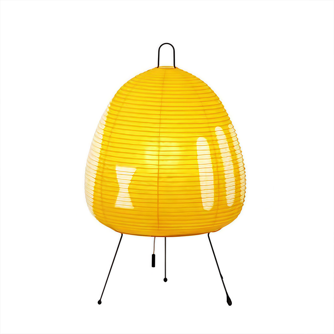 WabiSabiGlow | Elegant Minimalist Rice Paper Table Lamp for Bedroom 14