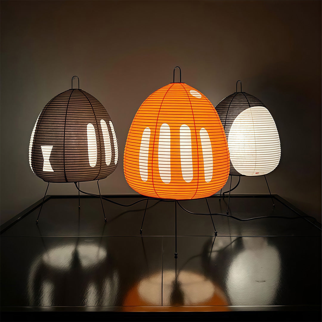 WabiSabiGlow | Elegant Minimalist Rice Paper Table Lamp for Bedroom 2