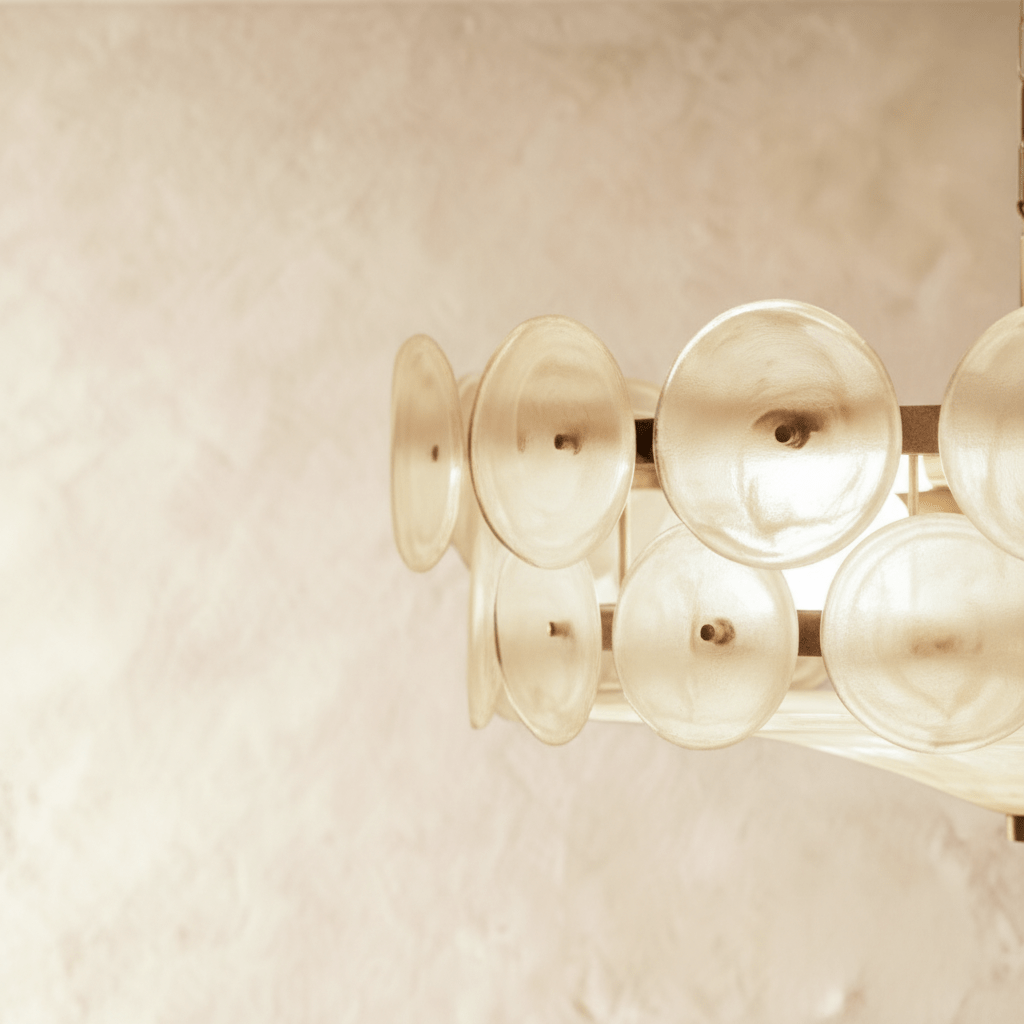 Freyza - Elegant Luxurious Stainless Steel Glass Chandelier