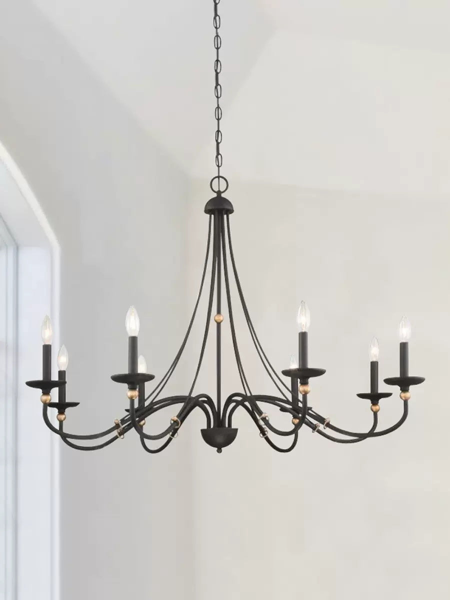 Freyza | Amaran Vintage Industrial Chandelier – Industrial Dining Room Living Room