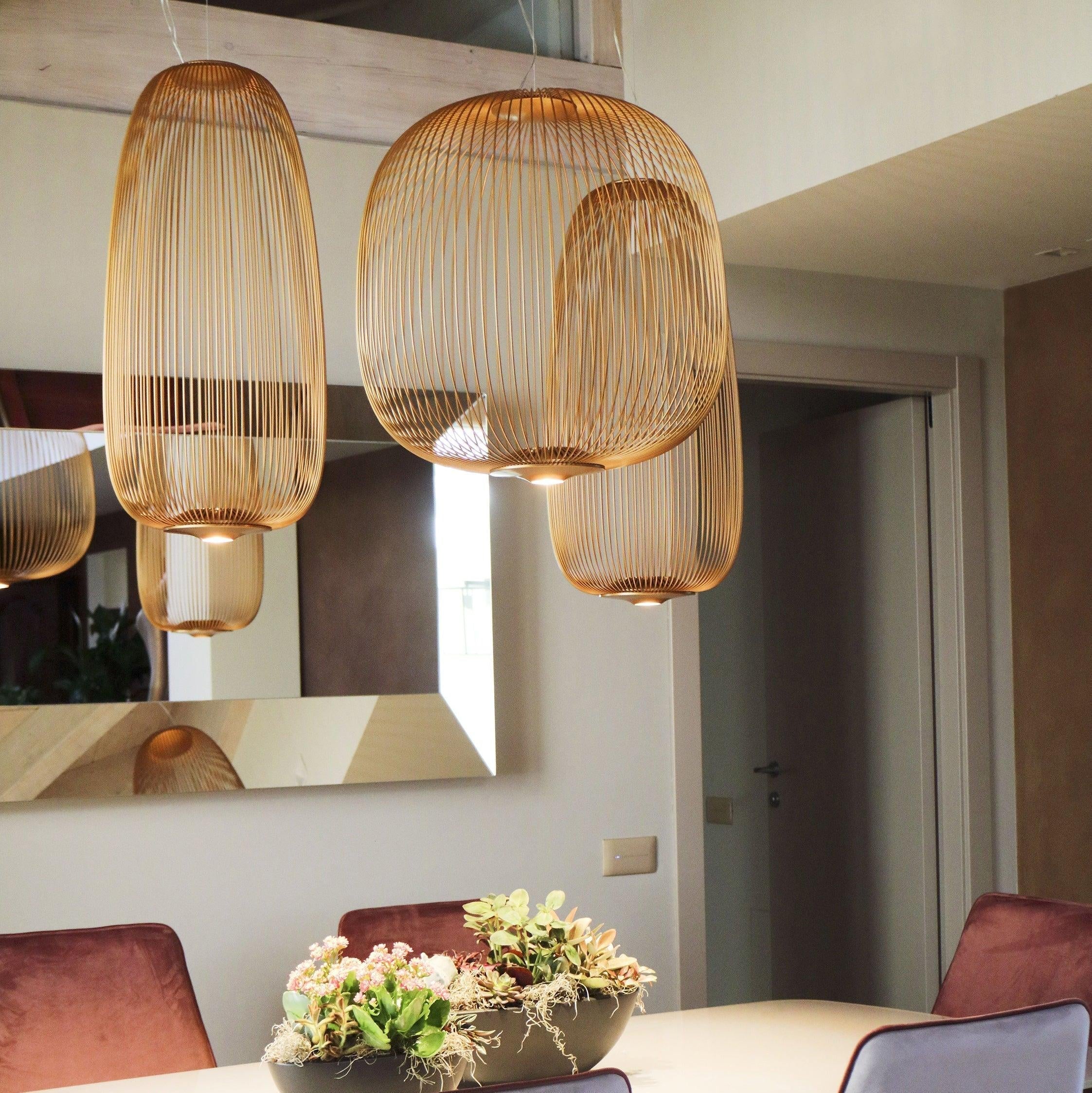 Freyza | Luminaire suspendu Aero à rayons légers – Cuisine et salle à manger