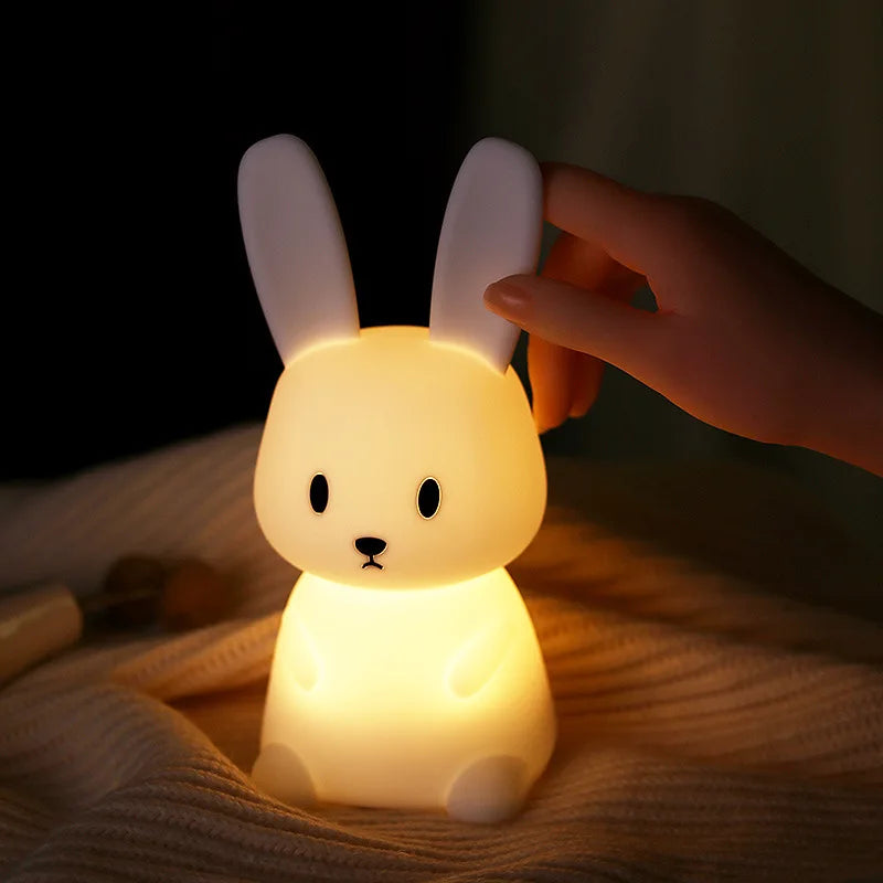 Whimsical LED Night Light Collection | Touch Sensor Lamp with 7 Color Modes | Rechargeable for Kids' Bedroom 7