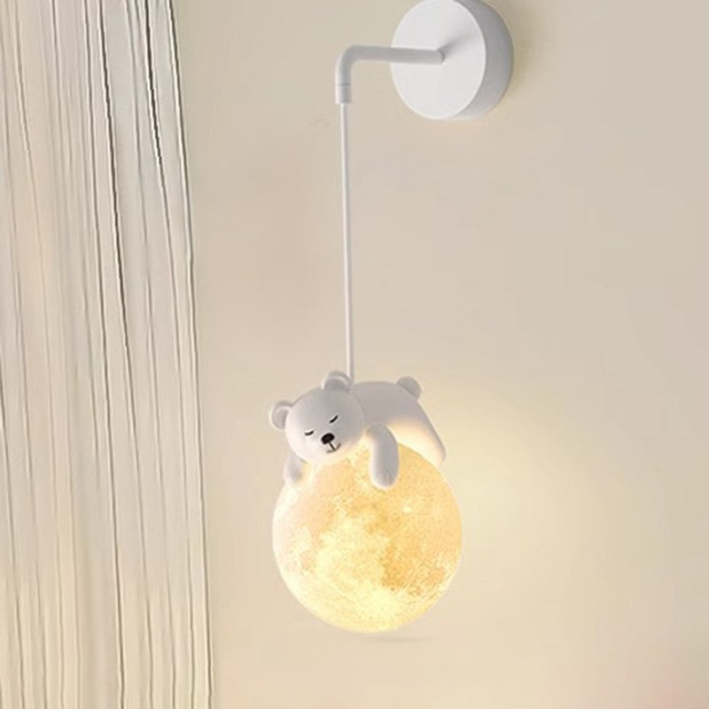 Whimsical Wall Sconce Lighting | Modern Minimalist Animal Design with Soft Glow | Perfect Wall Lights for Kids' Bedrooms 0