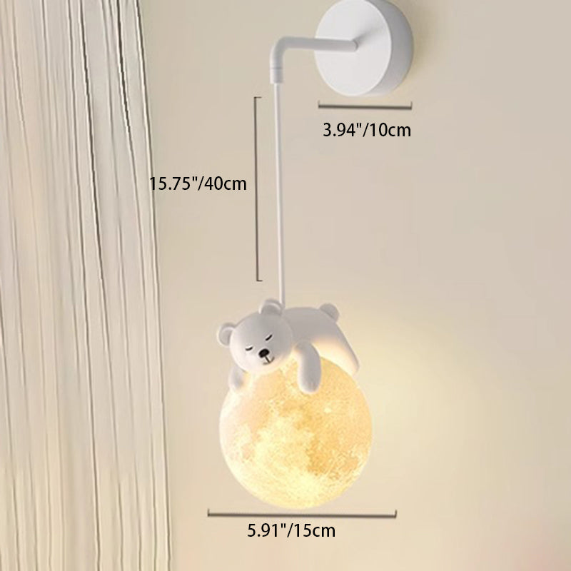 Whimsical Wall Sconce Lighting | Modern Minimalist Animal Design with Soft Glow | Perfect Wall Lights for Kids' Bedrooms 3