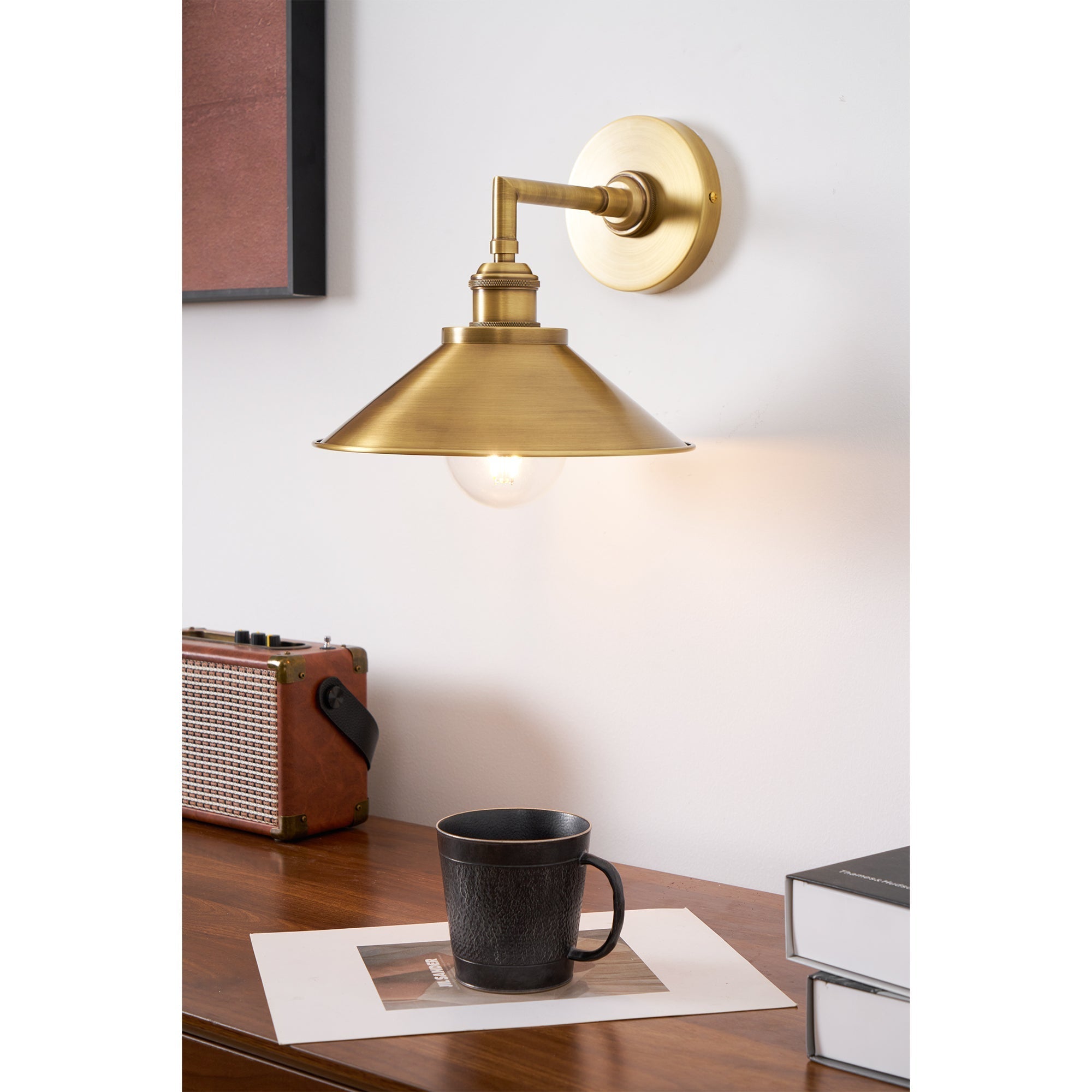 Freyza | Osile Brass Wall Brass Wall Light – Bedroom Hallway