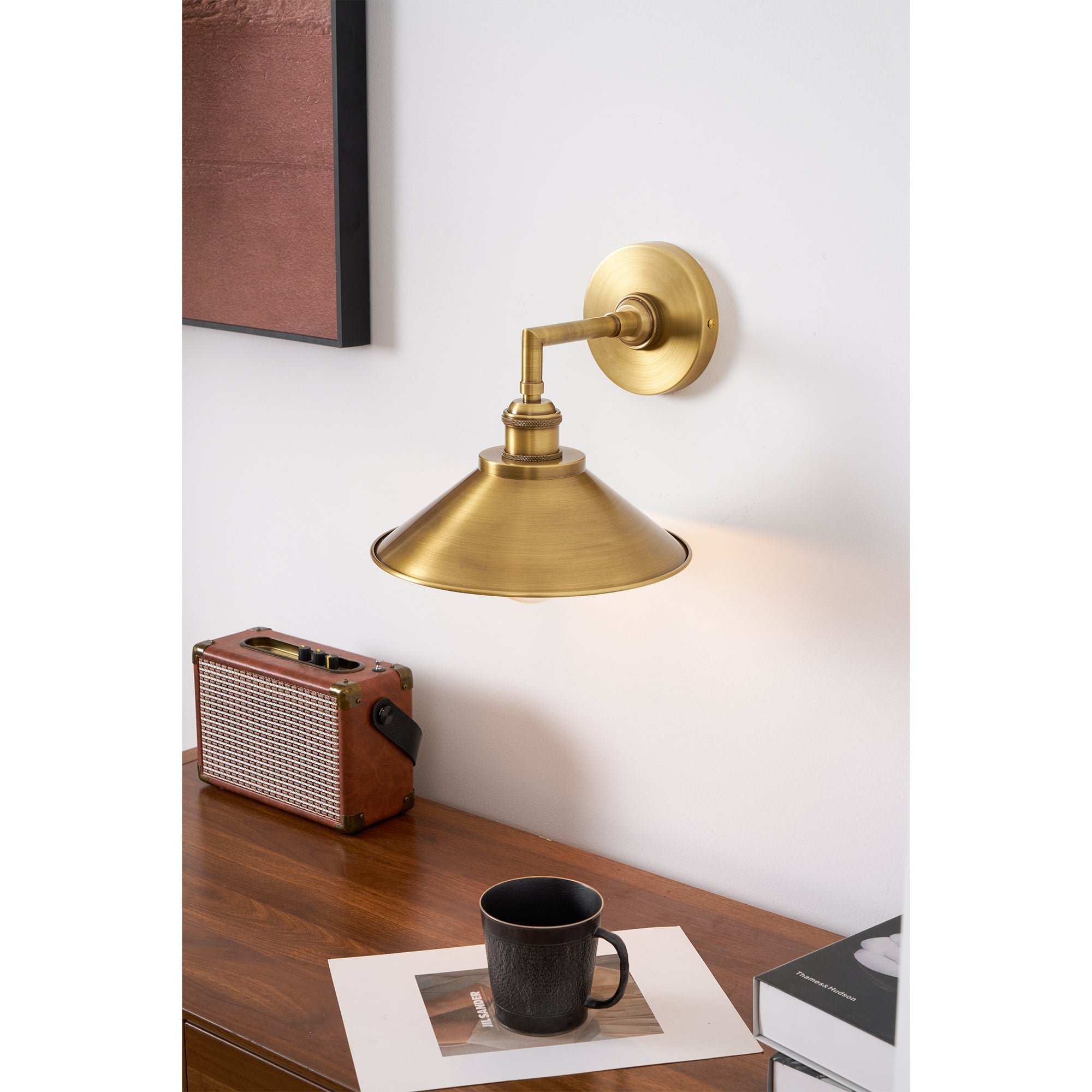 Freyza | Osile Brass Wall Brass Wall Light – Bedroom Hallway