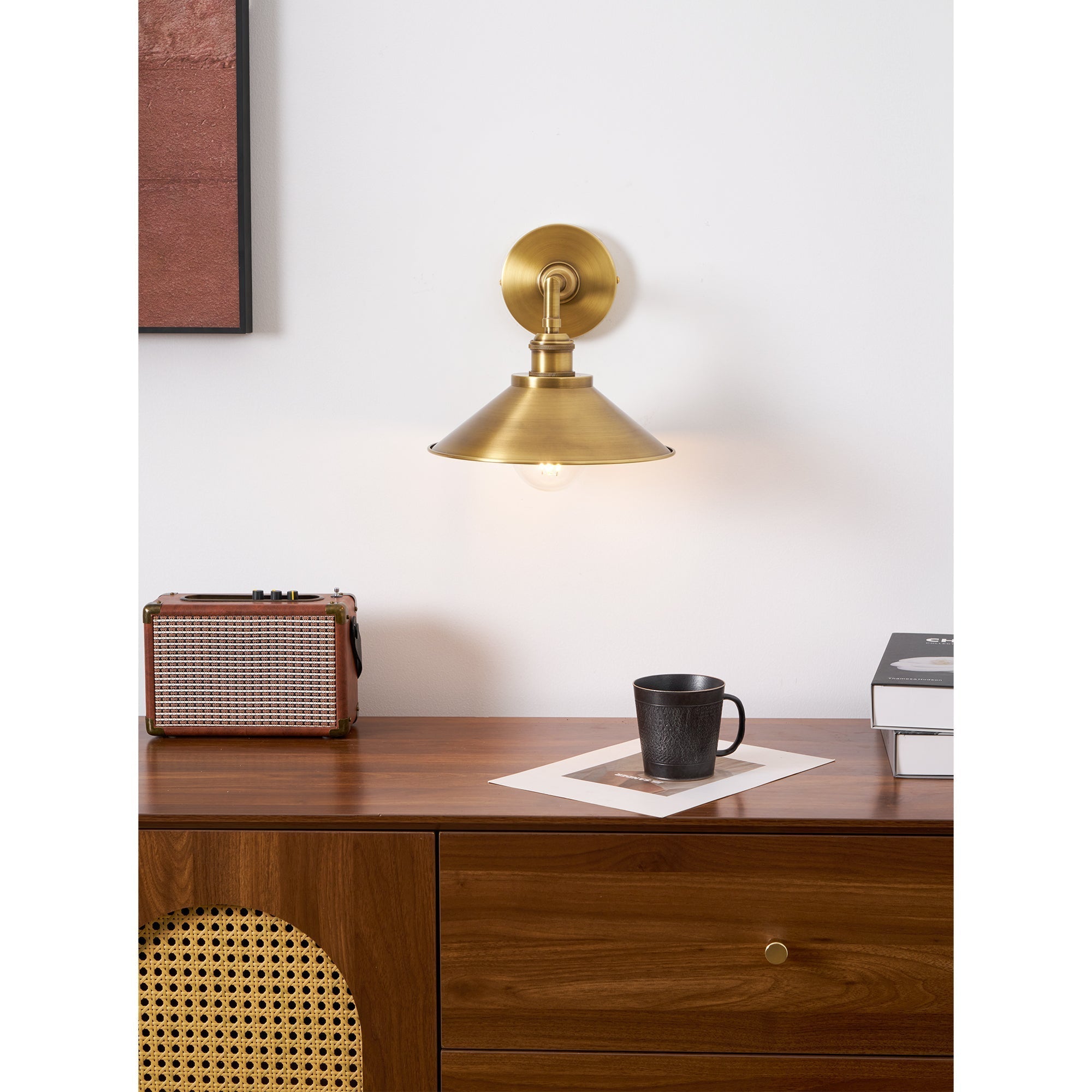Freyza | Osile Brass Wall Brass Wall Light – Bedroom Hallway