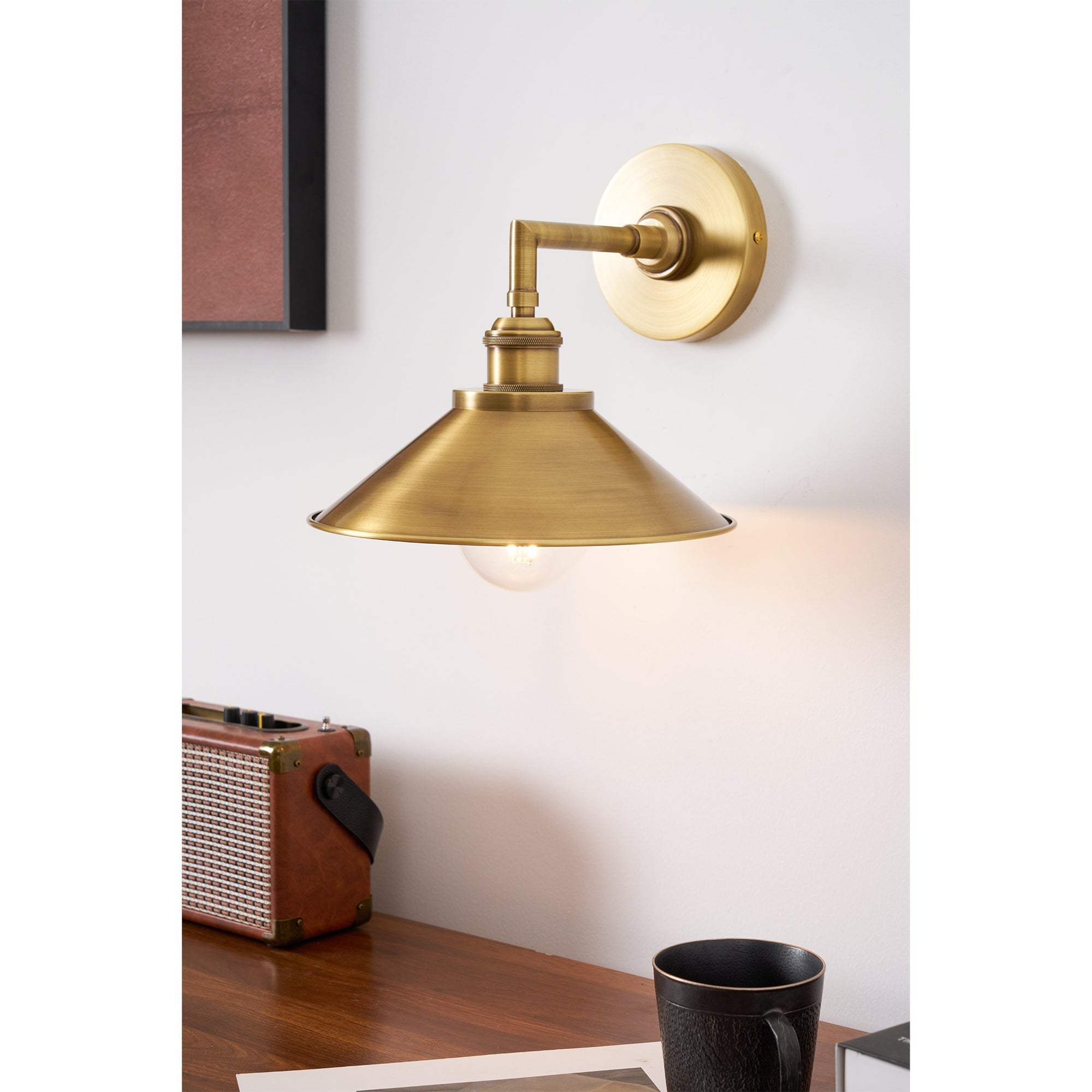 Freyza | Osile Brass Wall Brass Wall Light – Bedroom Hallway