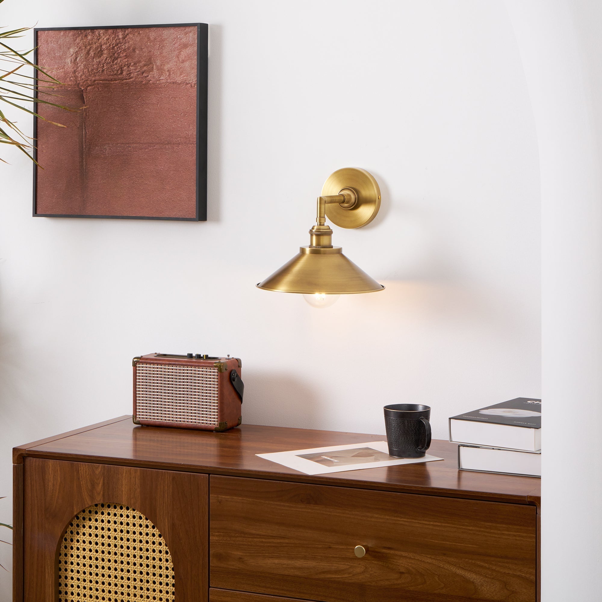 Freyza | Osile Brass Wall Brass Wall Light – Bedroom Hallway