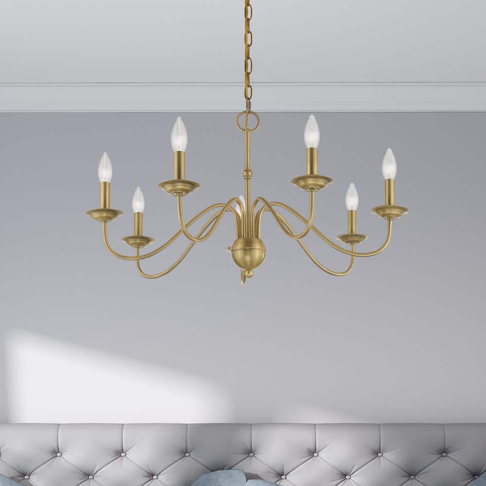 Freyza | Avvarir Vintage-Industrie-Messing-Kronleuchter – Industrielles Esszimmer, Wohnzimmer