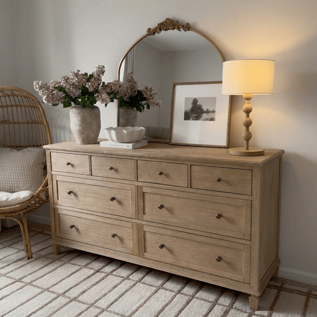 WoodSphere | Elegant Natural Wood Table Lamp for Bedroom & Living Room 6
