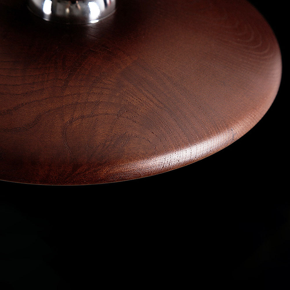Wooden Flush Mount Ceiling Light with Spherical Fitting | Compact Design for Warm Ambiance 6