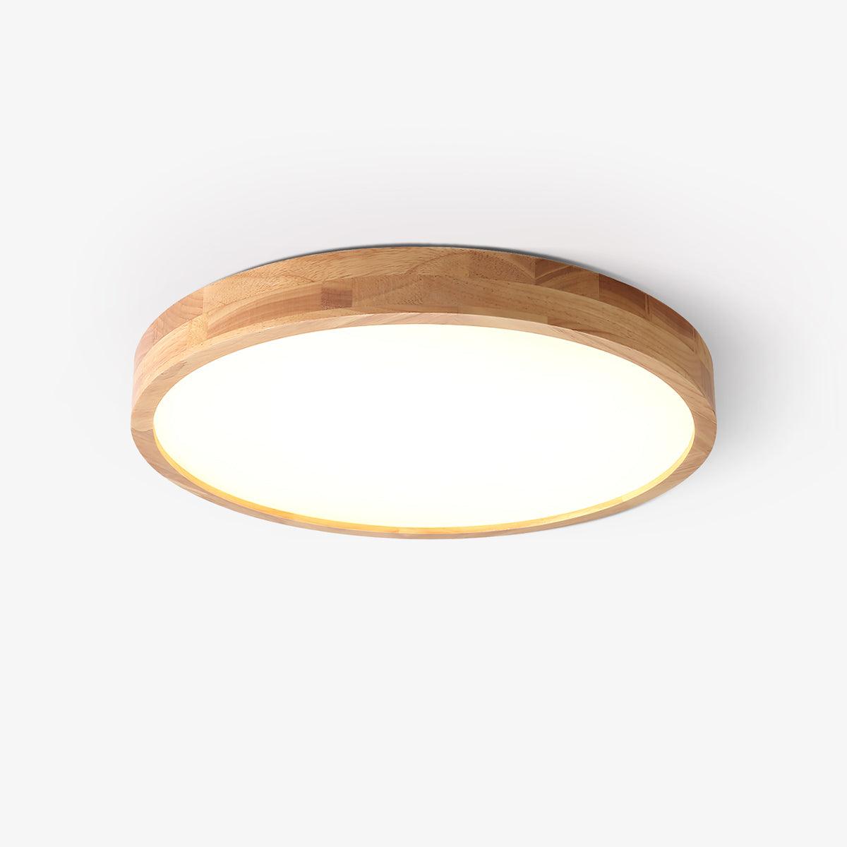 Freyza | Wood Flush Mount Ceiling Light – Bedroom Hallway Kitchen