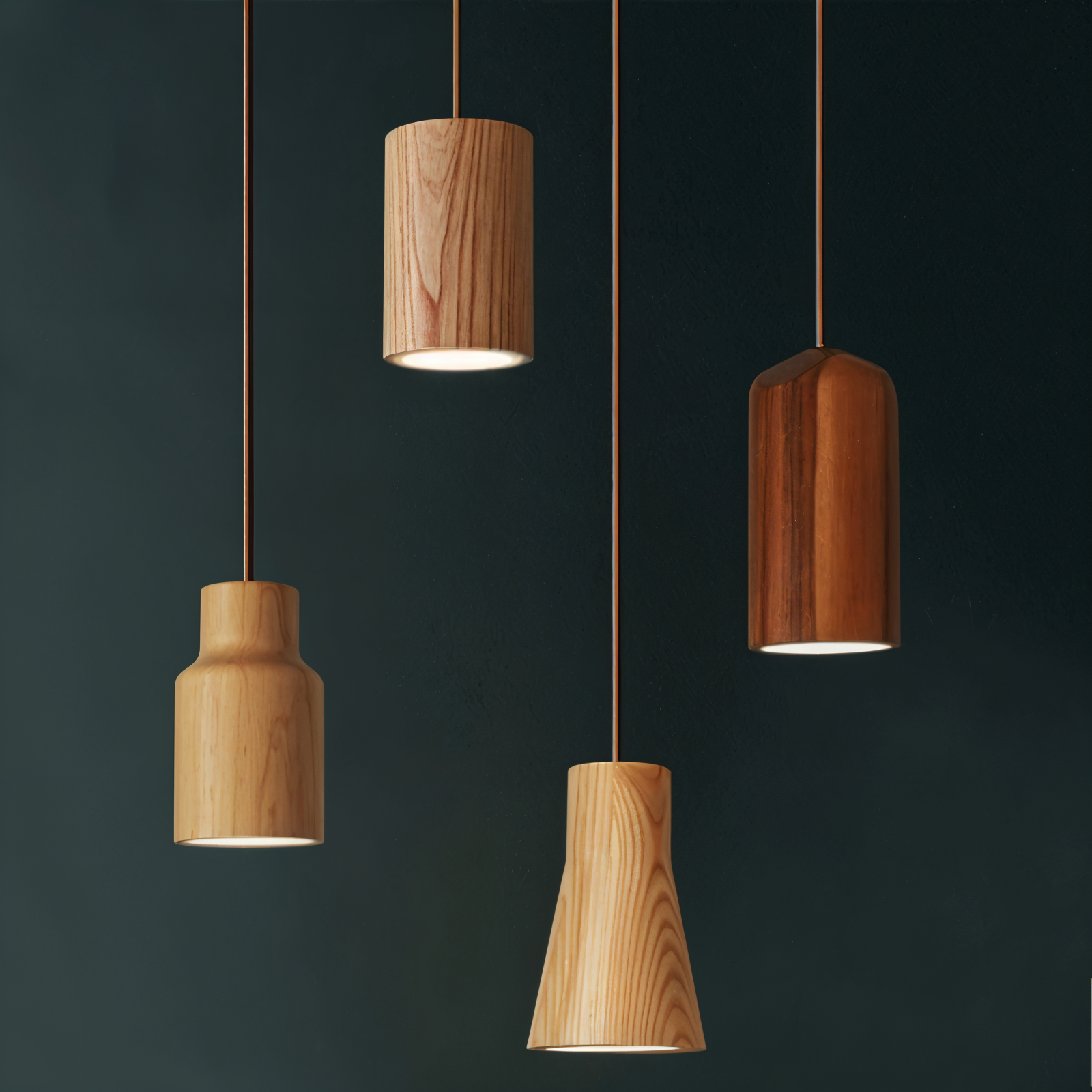 Wooden Hanging Lamp | Adjustable Kitchen Pendant Light with Modern Design | Cozy Illumination for Stylish Interiors 1