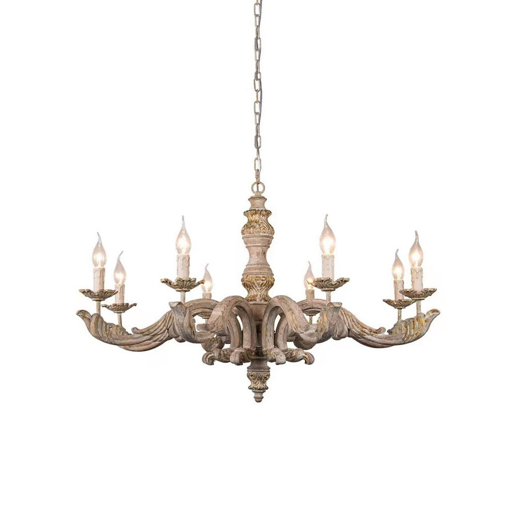 Freyza | Lustre en bois romain de luxe Vovynan – Salle à manger, salon