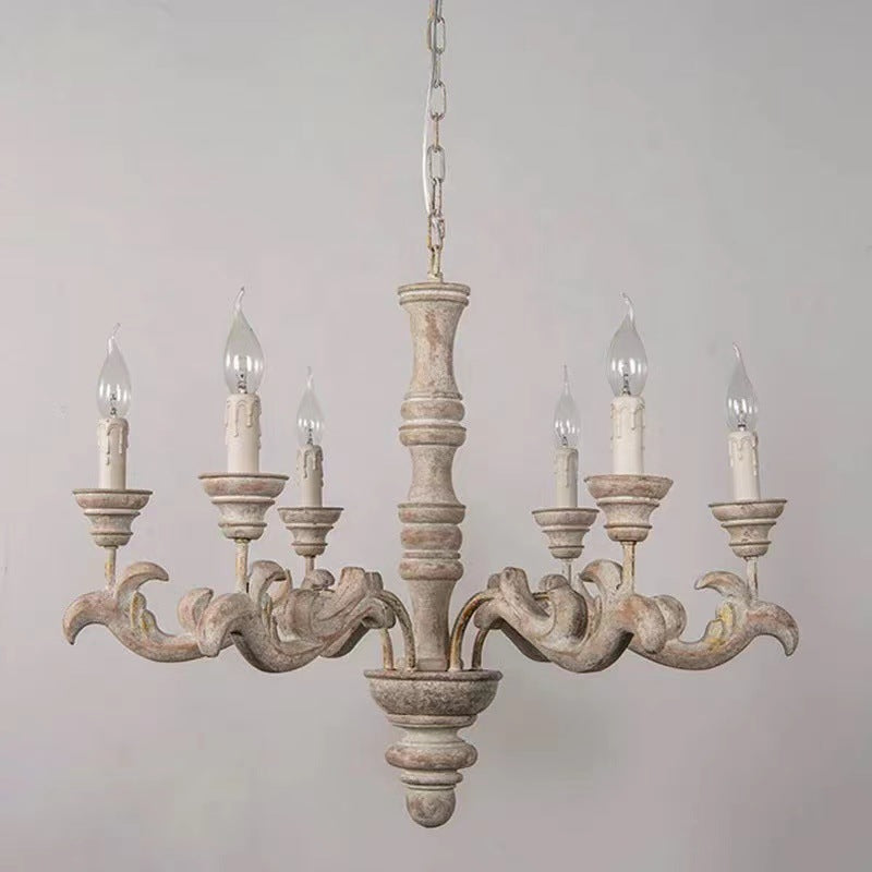 Freyza | Lustre en bois romain de luxe Vovynan – Salle à manger, salon