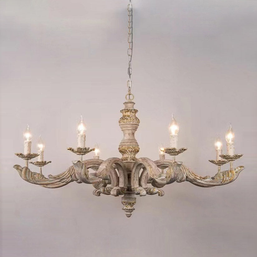 Freyza | Lustre en bois romain de luxe Vovynan – Salle à manger, salon
