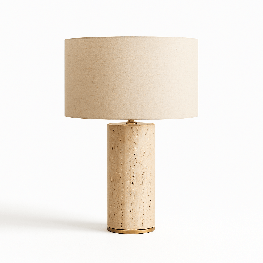 XyvoraStone | Modern Elegant Marble Table Lamp for Bedroom or Desk 1