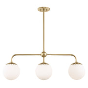 Freyza - Glass Pendant Lighting with Chrome Finish & Adjustable Height | Modern Design for Elegant Illumination