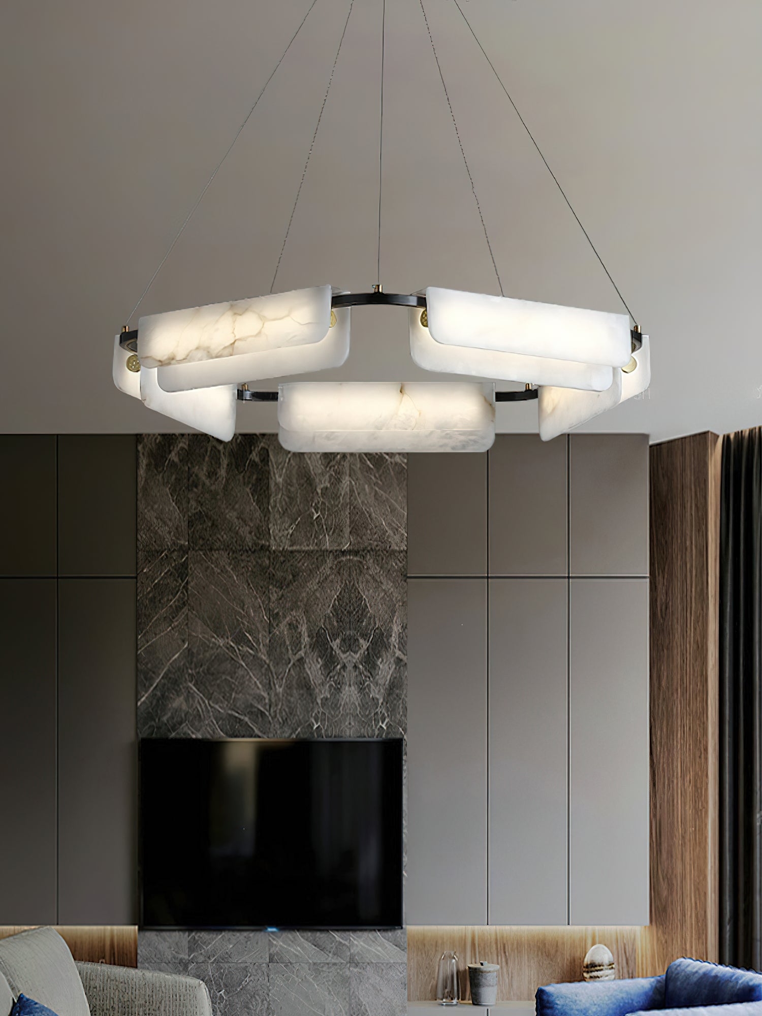 Freyza | Lustre de luxe postmoderne Syphaen – Salle à manger et salon modernes