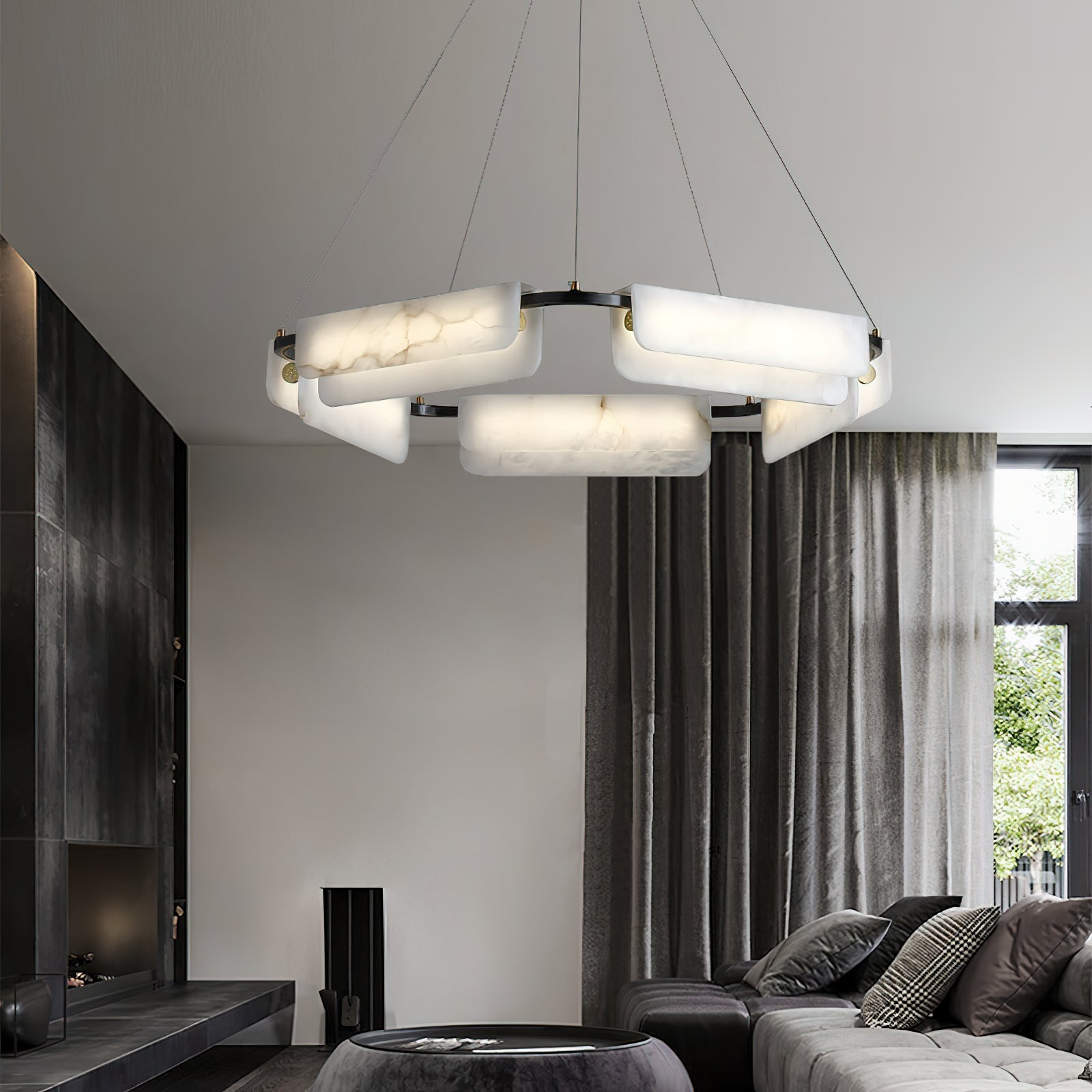 Freyza | Lustre de luxe postmoderne Syphaen – Salle à manger et salon modernes