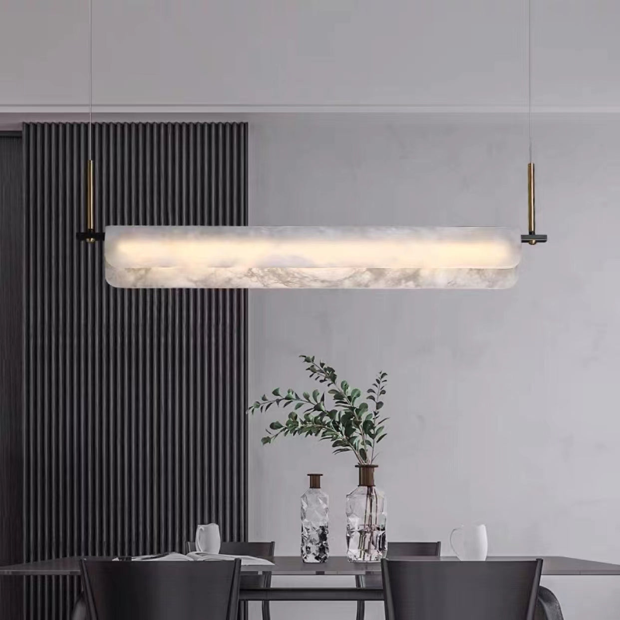 Freyza | Eshaisra Alabaster Pendant Pendant Light – Kitchen Dining Room