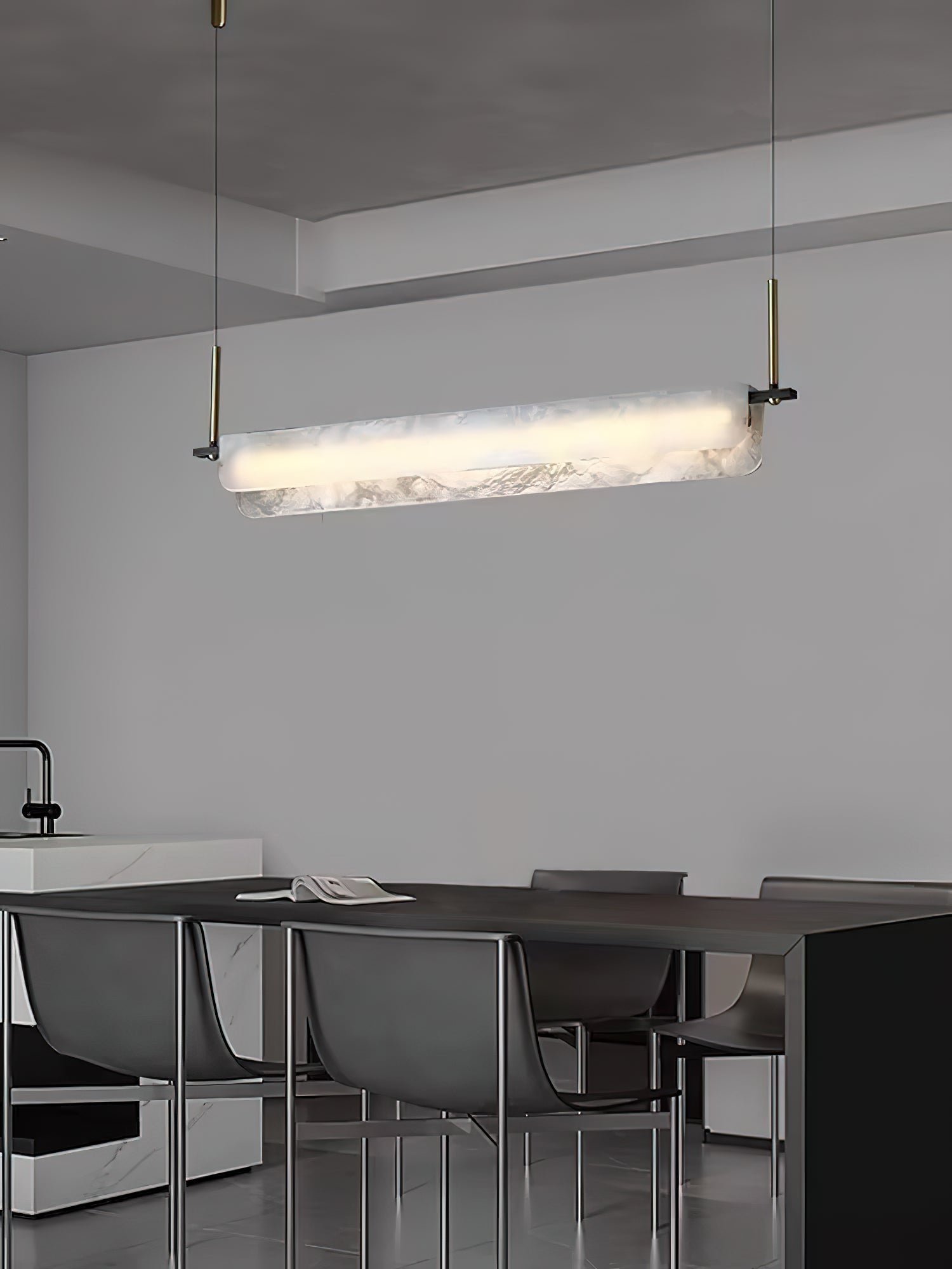 Freyza | Eshaisra Alabaster Pendant Pendant Light – Kitchen Dining Room