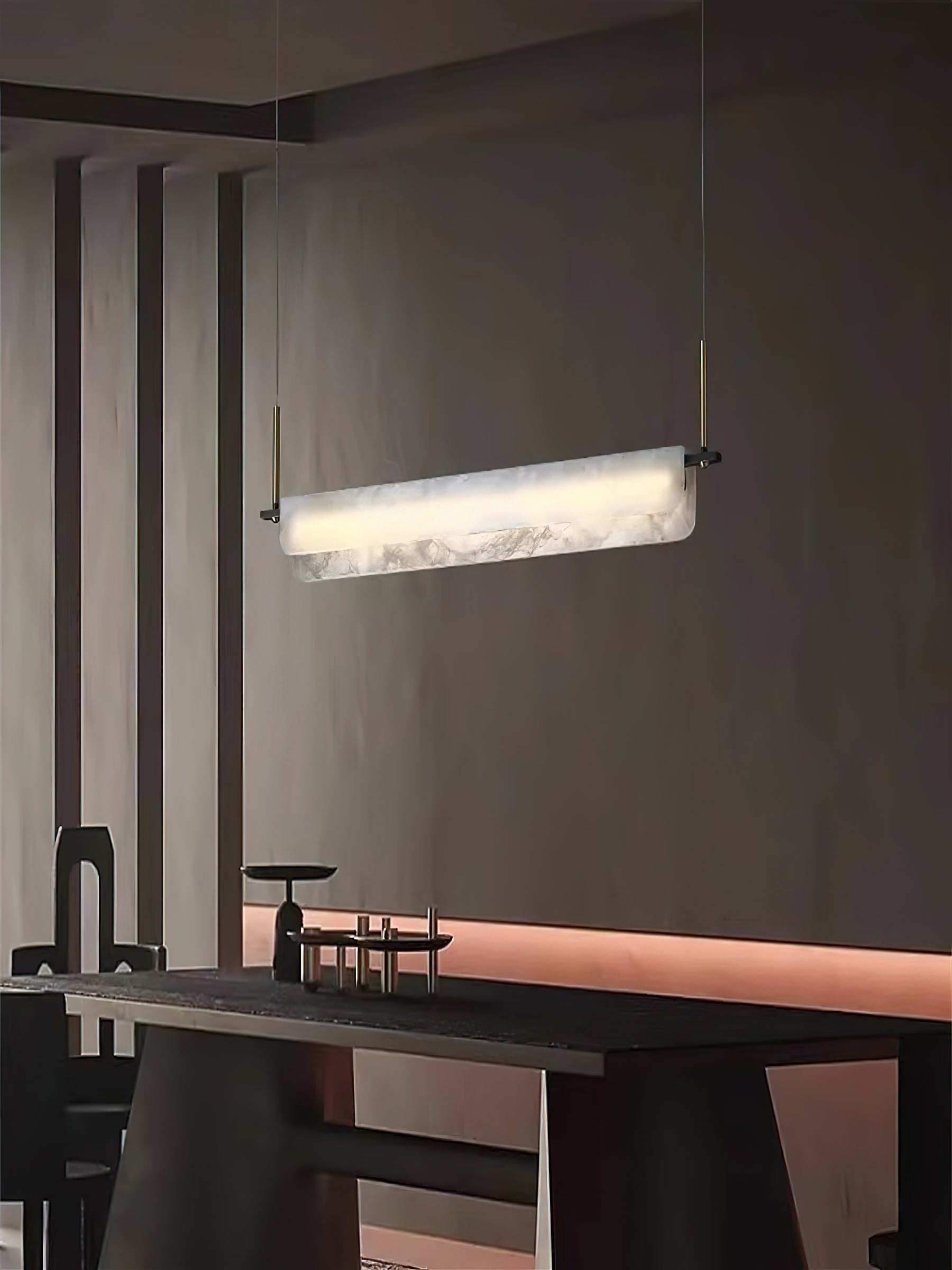 Freyza | Eshaisra Alabaster Pendant Pendant Light – Kitchen Dining Room