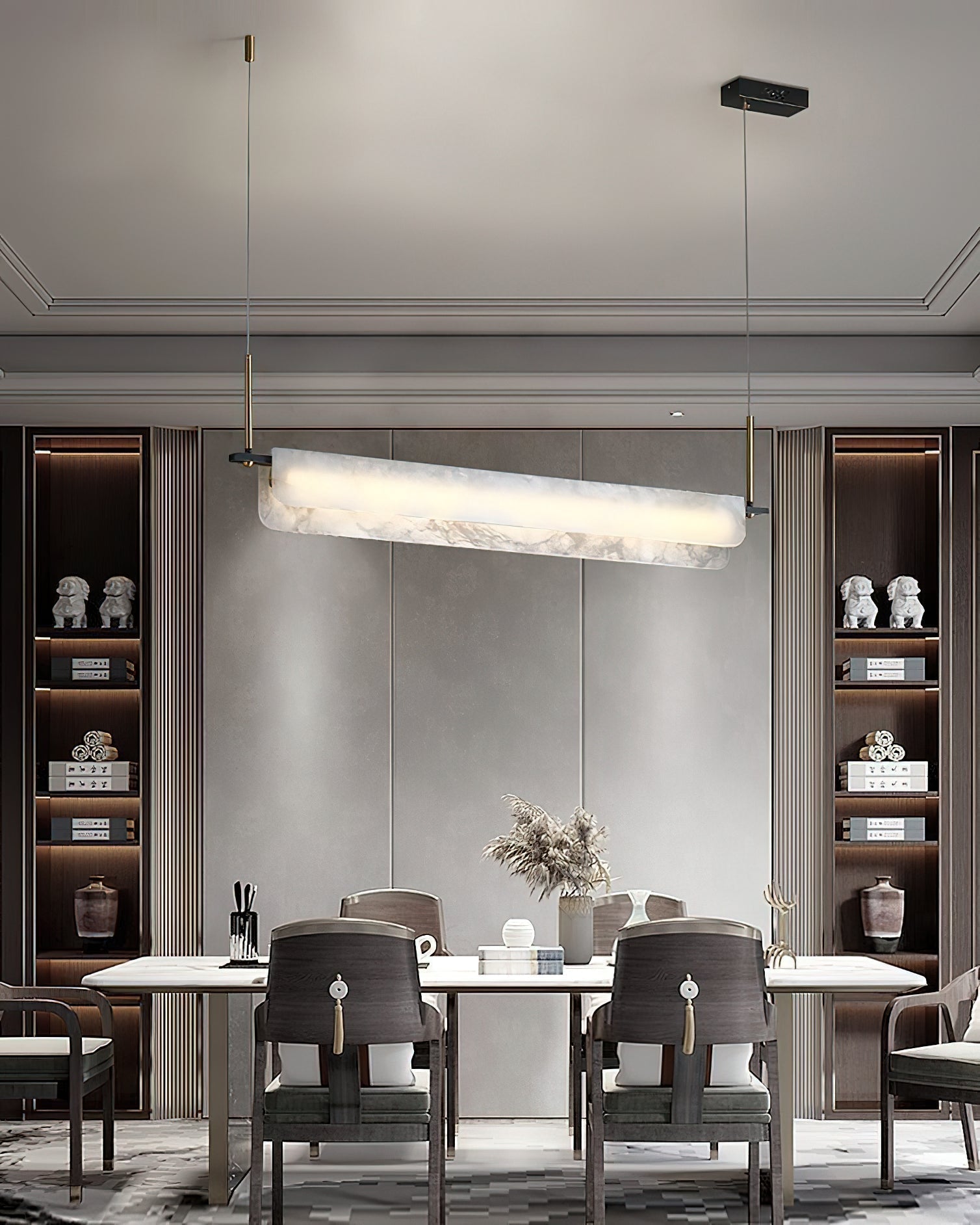Freyza | Eshaisra Alabaster Pendant Pendant Light – Kitchen Dining Room