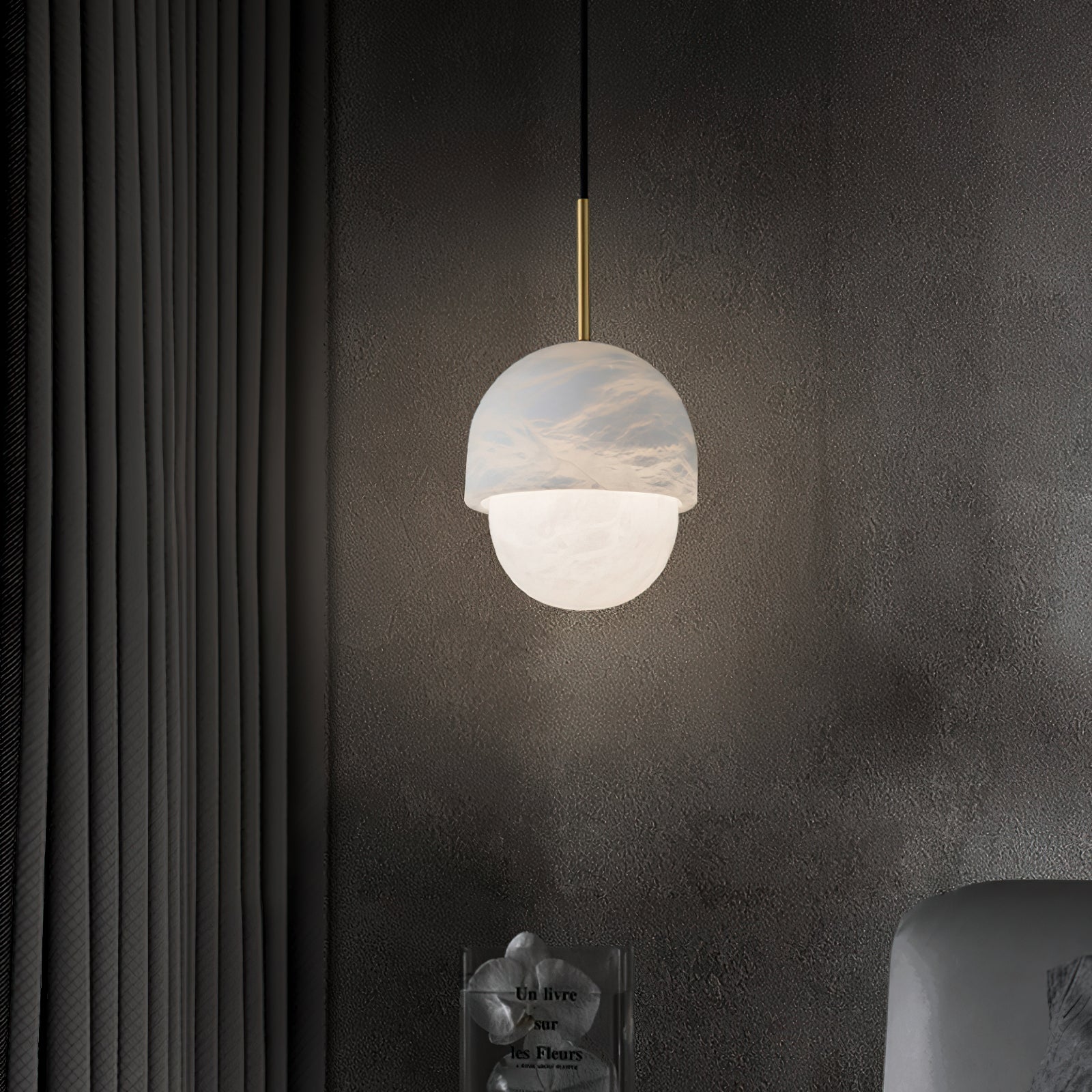 Freyza | Aurzorus Art Alabaster Pendant Light – Kitchen Dining Room