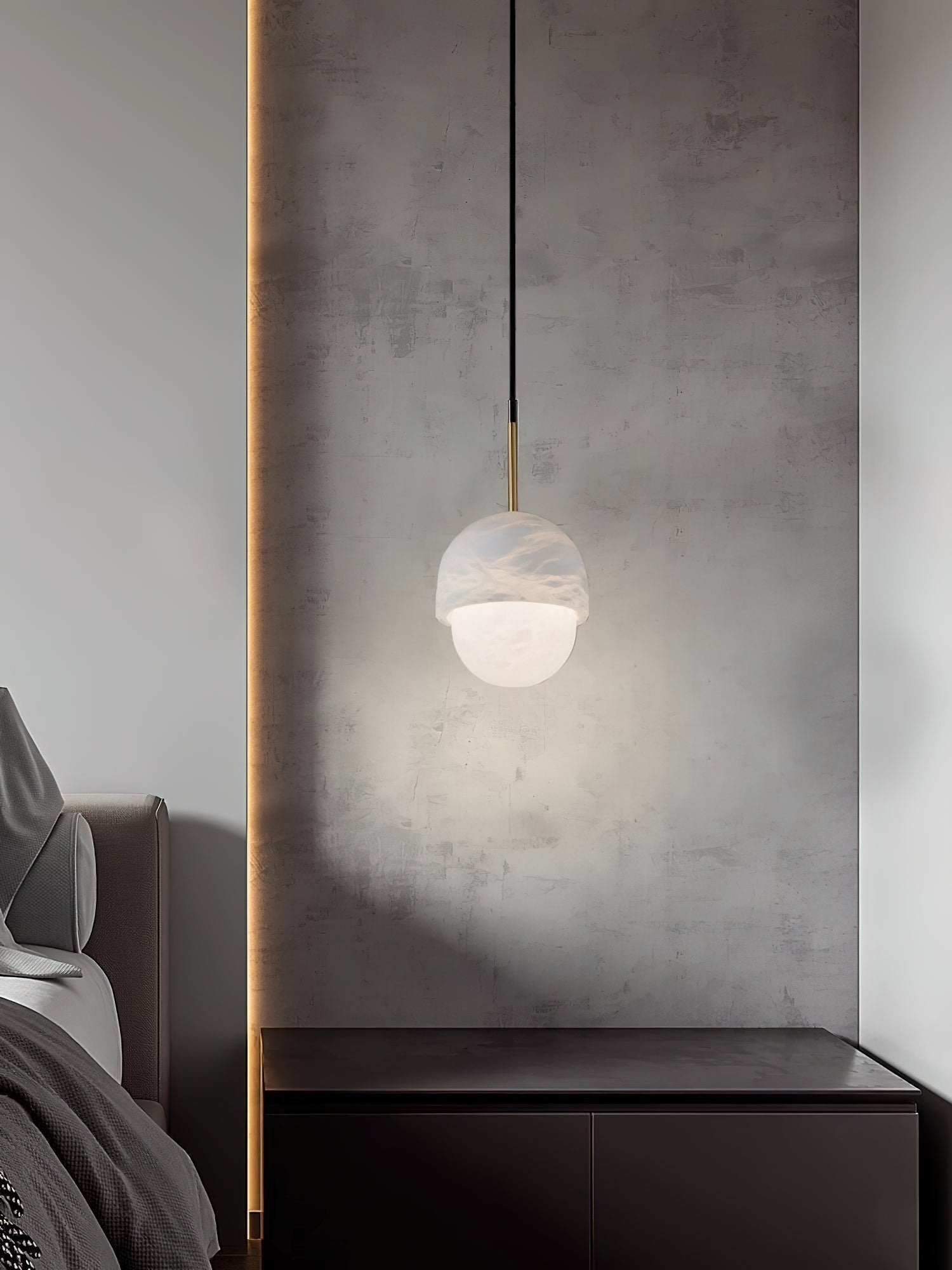 Freyza | Aurzorus Art Alabaster Pendant Light – Kitchen Dining Room