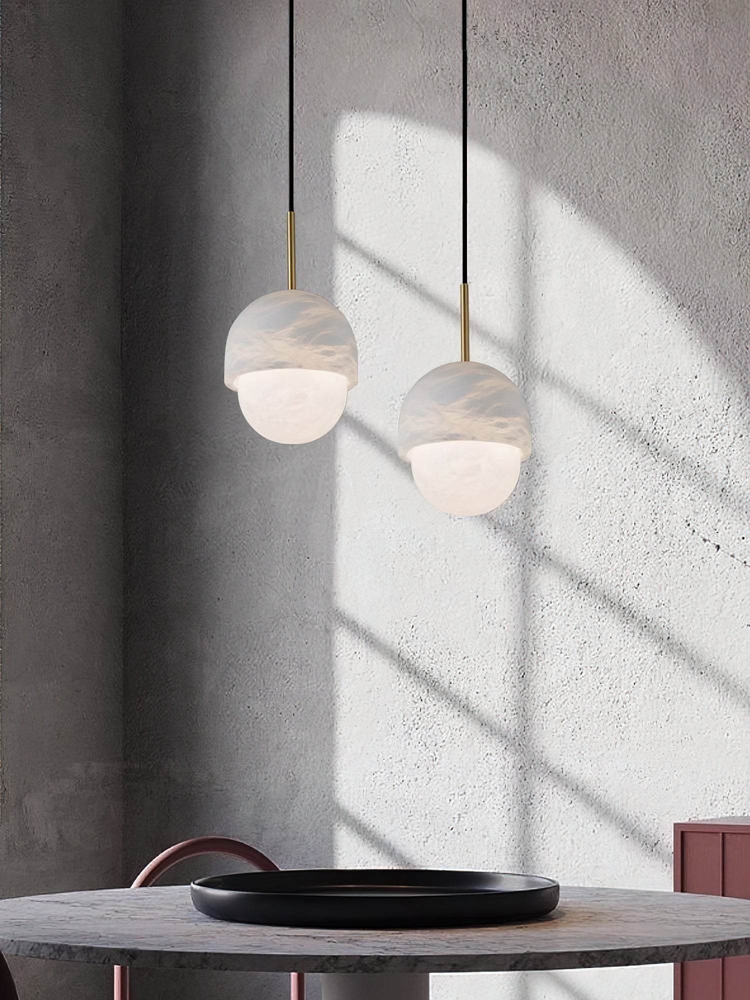 Freyza | Aurzorus Art Alabaster Pendant Light – Kitchen Dining Room
