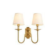 Freyza | Ilsolion Vintage Industrial Fabric Wall Light – Industrial Bedroom Hallway