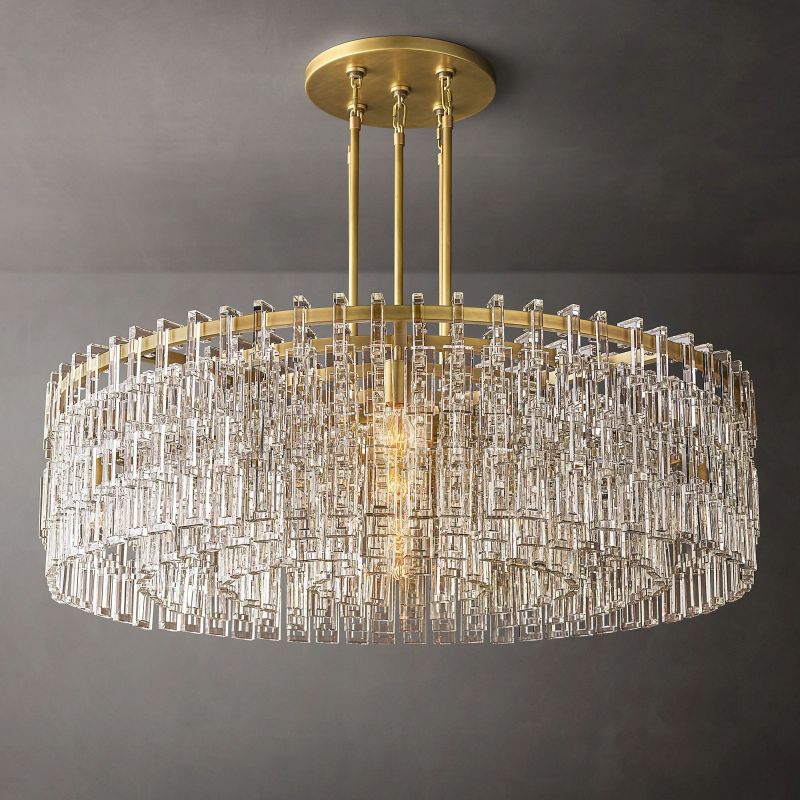 Freyza - Yukar | Elegant Modern Crystal Chandelier for Dining Room Illumination