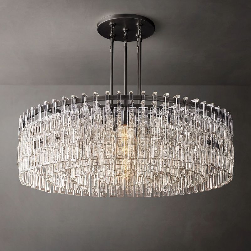 Freyza - Yukar | Elegant Modern Crystal Chandelier for Dining Room Illumination