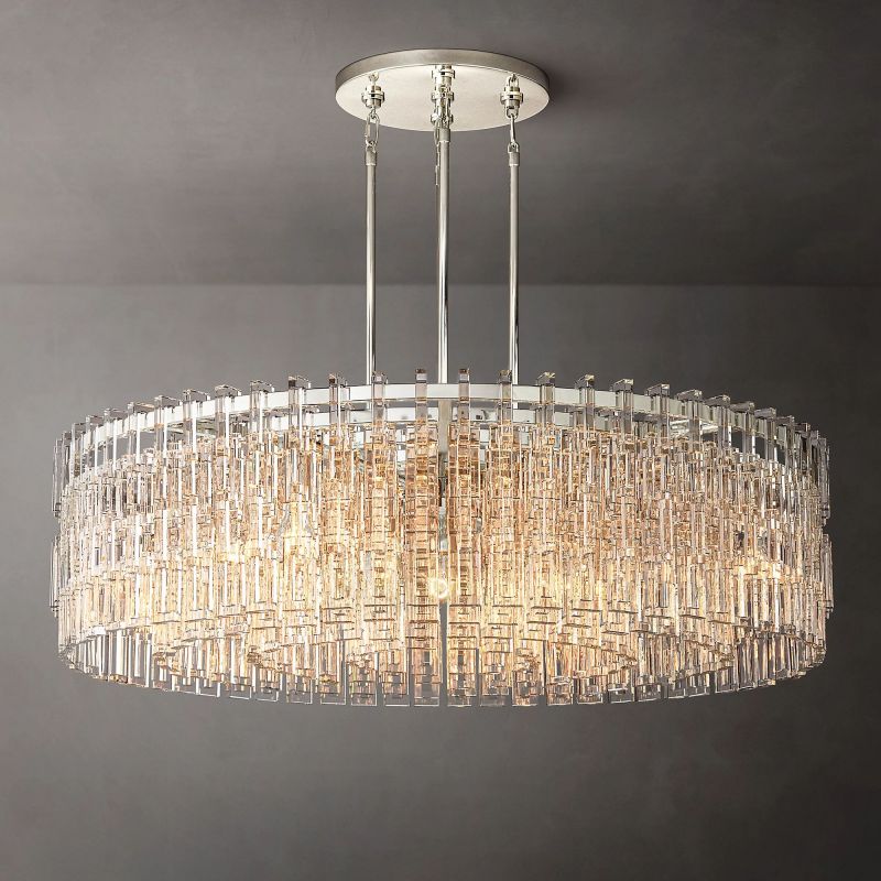 Freyza - Yukar | Elegant Modern Crystal Chandelier for Dining Room Illumination
