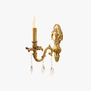 Freyza | Silva Vintage Luxury Crystal Indoor Wall Light – Vintage Bedroom Living Room