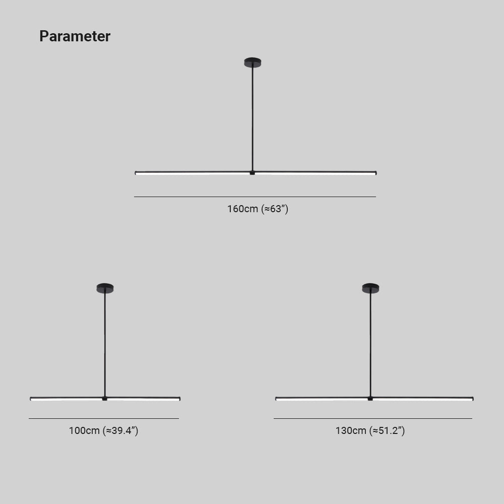 Freyza | Suspension Arisha minimaliste noire – Luminaire moderne pour cuisine et salle à manger