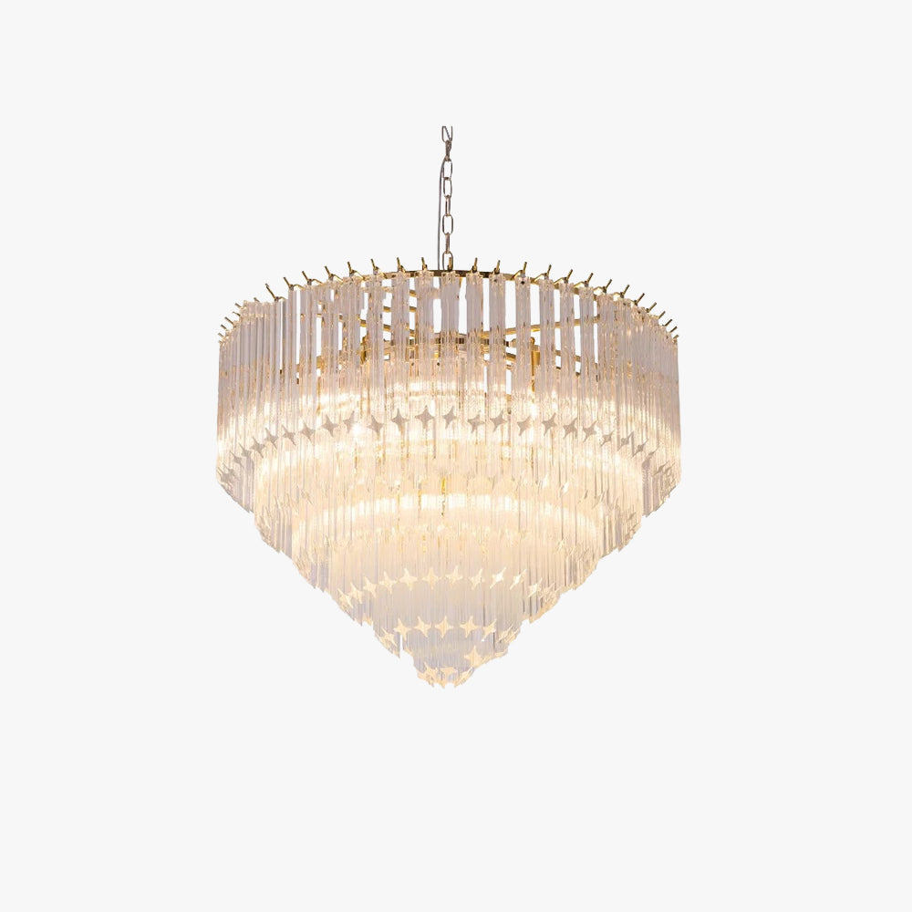 Freyza | Silva moderne luxuriöse Glas-Pendelleuchte – moderne Küche, Esszimmer