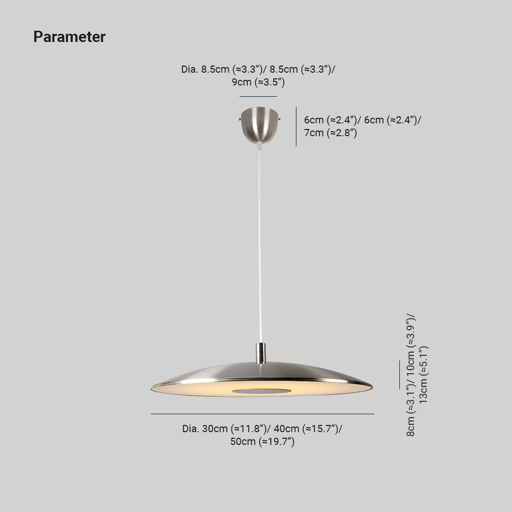 Freyza | Suspension blanche en nickel – Cuisine moderne, salle à manger