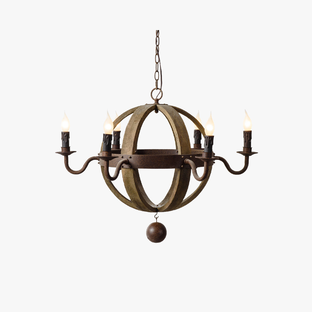 Freyza | EpochRustic Pendant Wood Wood Pendant Light – Rustic Kitchen Dining Room